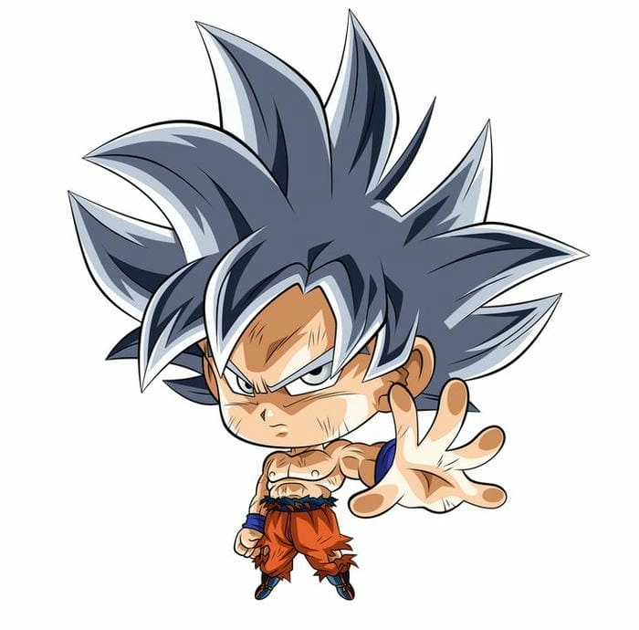 Khám phá sức mạnh blue goku chibi bá đạo