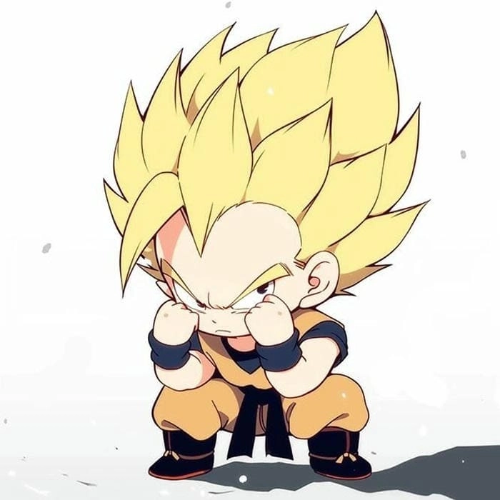 Fan cứng dragon ball goku chibi không thể bỏ qua