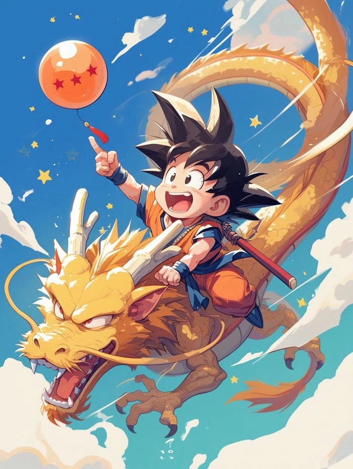 Chiêm ngưỡng mô hình goku chibi 3d sống động