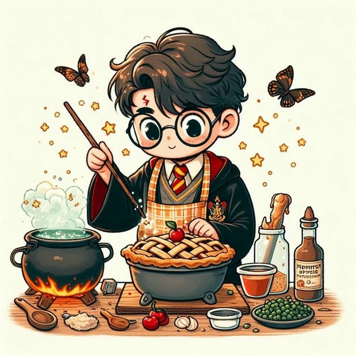 Ngắm nhìn bộ sưu tập chibi harry potter dễ thương