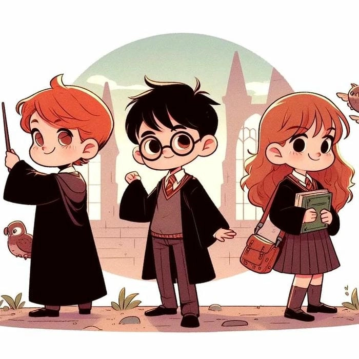 Tổng hợp hình harry potter chibi cute hút mắt