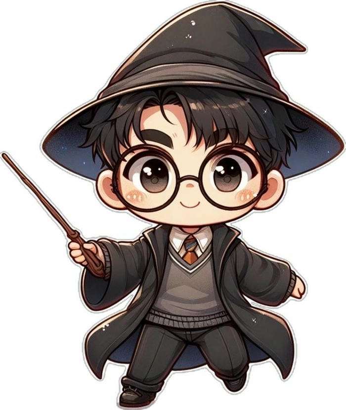 Bộ sưu tập hình ảnh harry potter chibi cực hot