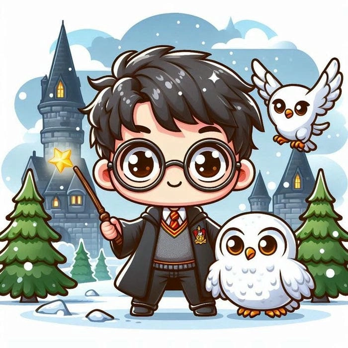 Hình ảnh harry chibi cực dễ thương cho bạn