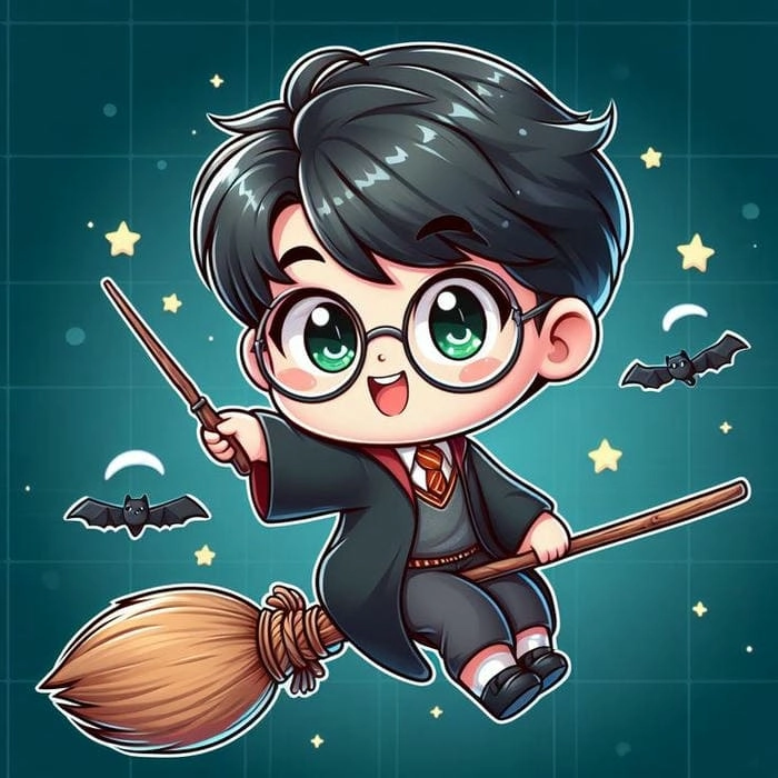 Tải ngay harry potter chibi background cực đẹp