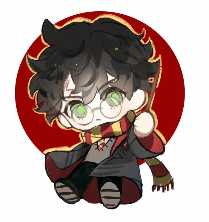 Trang trí với harry potter chibi christmas đón lễ