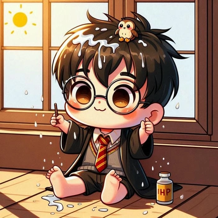 Tải bộ harry potter chibi clipart sáng tạo