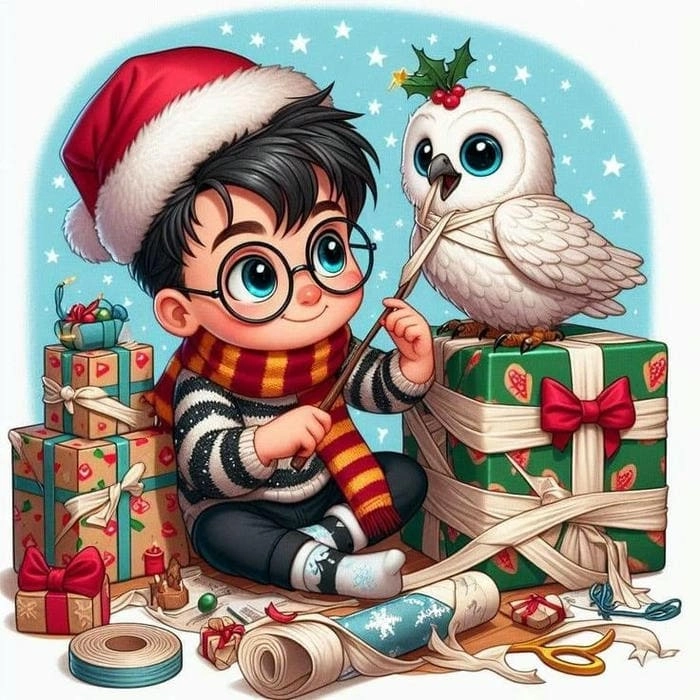 Bộ ảnh harry potter chibi hermione lung linh
