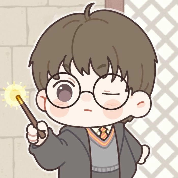 Sưu tầm ngay bộ harry potter chibi stickers cực chất
