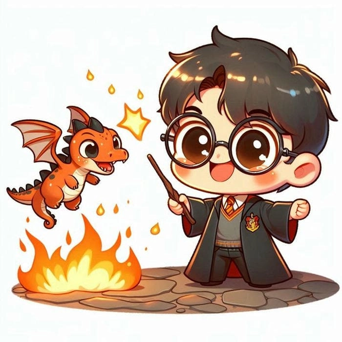 Hình ảnh hedwig harry potter chibi siêu dễ thương