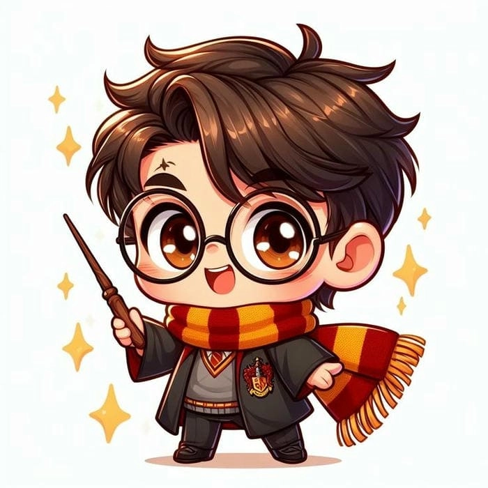 Cảm nhận harry potter chibi 3d sống động chân thực