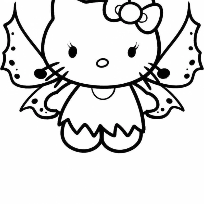 Rèn luyện sự khéo léo với tô màu tranh hello kitty