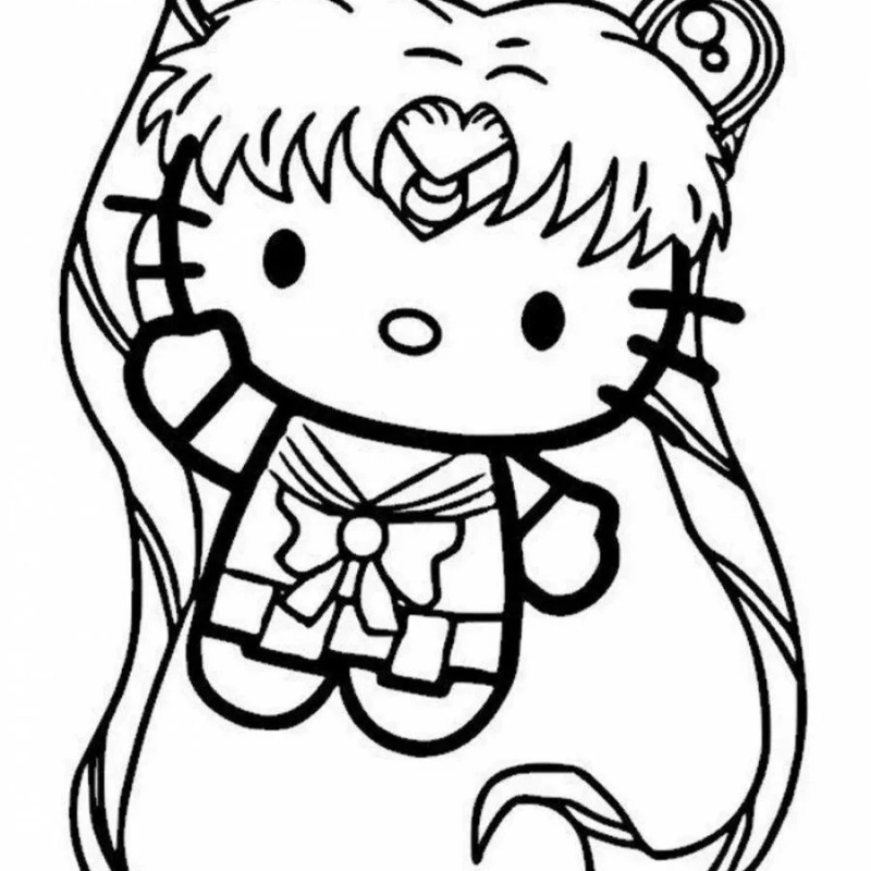 Khám phá ngay bộ sưu tập tô màu hello kitty cute