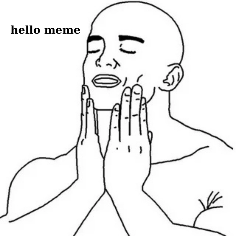Khi bạn chào người lạ với Hello meme gif Siêu hài