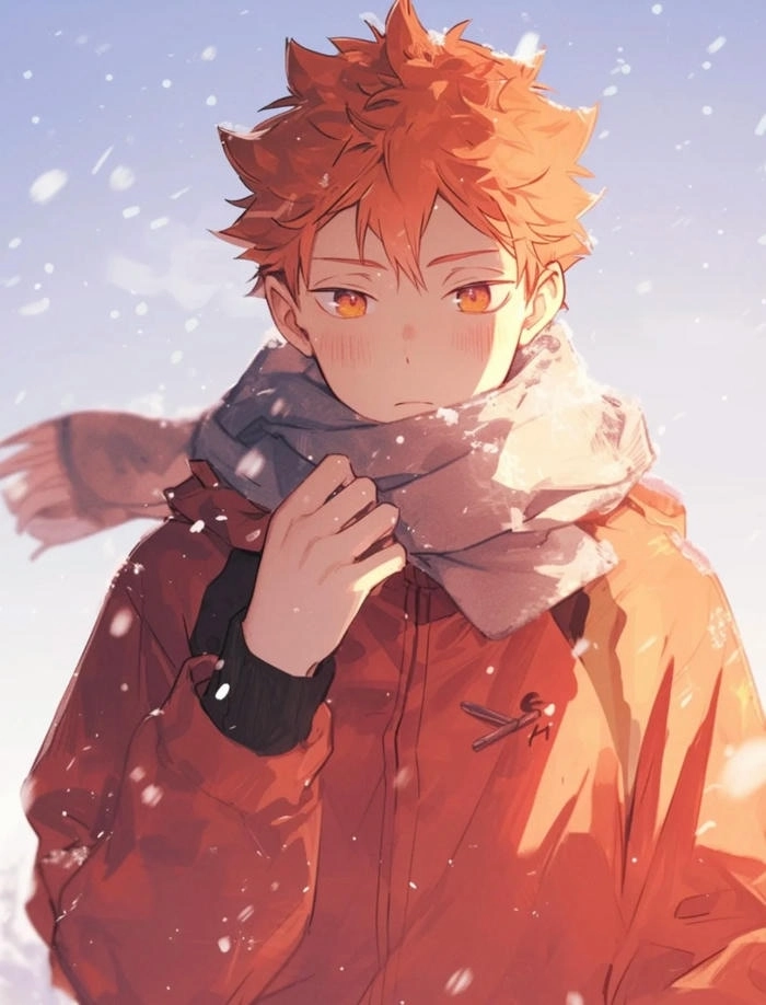 Anime Hinata Haikyuu hình ảnh sôi động trên sân bóng chuyền