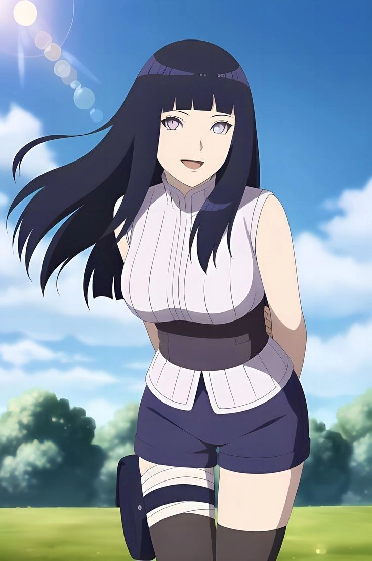 Hyuga Hinata ánh mắt dịu dàng nhưng ý chí kiên cường