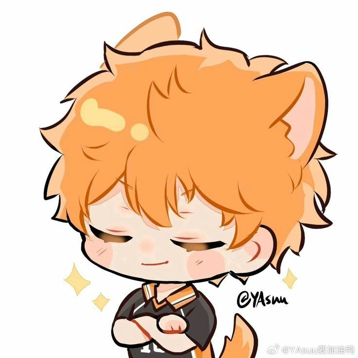 Hinata Shouyou Chibi hình ảnh dễ thương của chủ công Karasuno