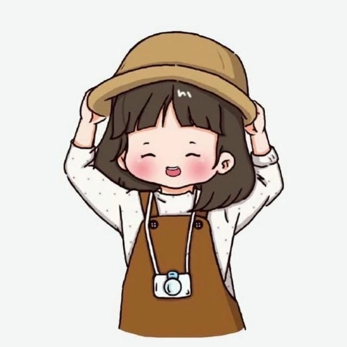 Tổng hợp chibi nữ cute tóc ngắn siêu đáng yêu