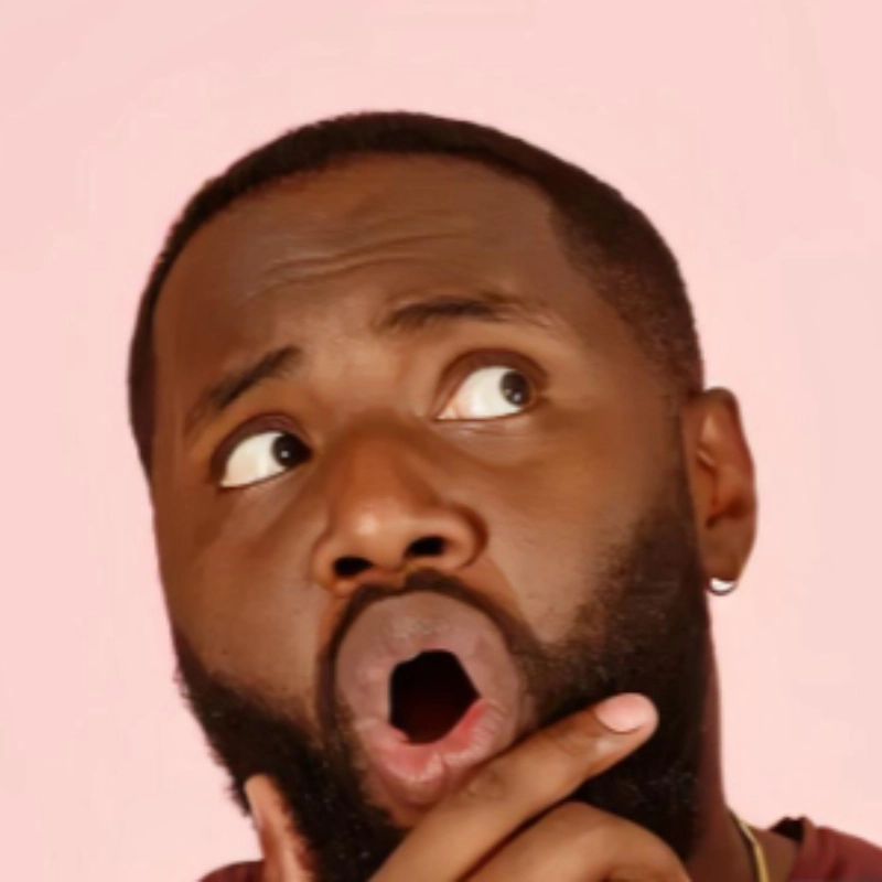 Phản ứng không thể tin nổi như meme anh da đen shock
