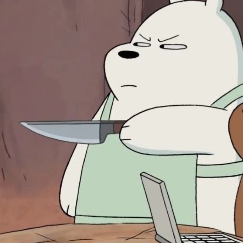 Tổng hợp ảnh meme cầm dao siêu chất, xem là cười ngay