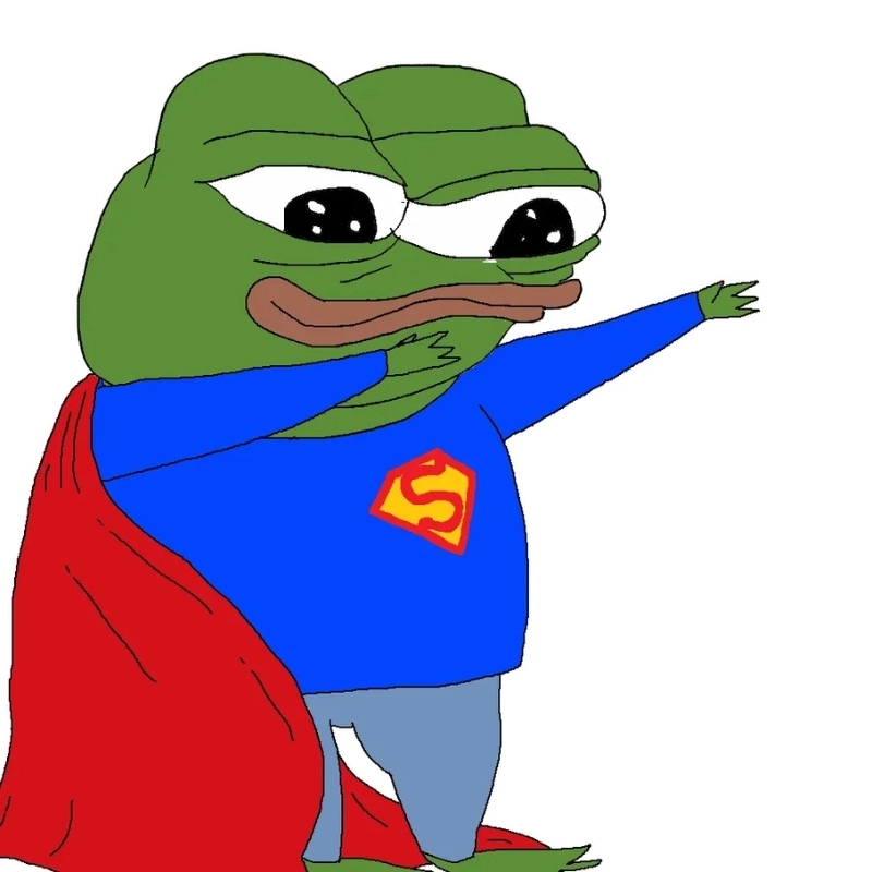 Hình ảnh con ếch xanh meme siêu dễ thương đây