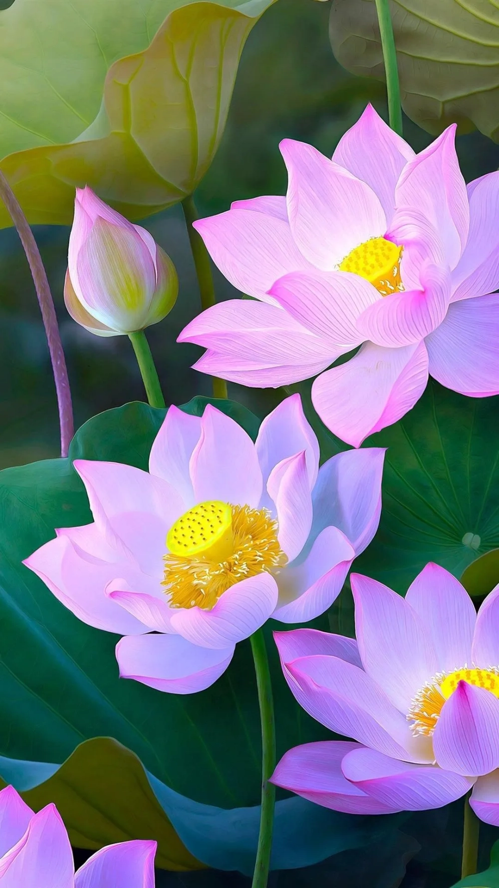 Thanh tịnh với hình nền hoa sen 4k cực nét