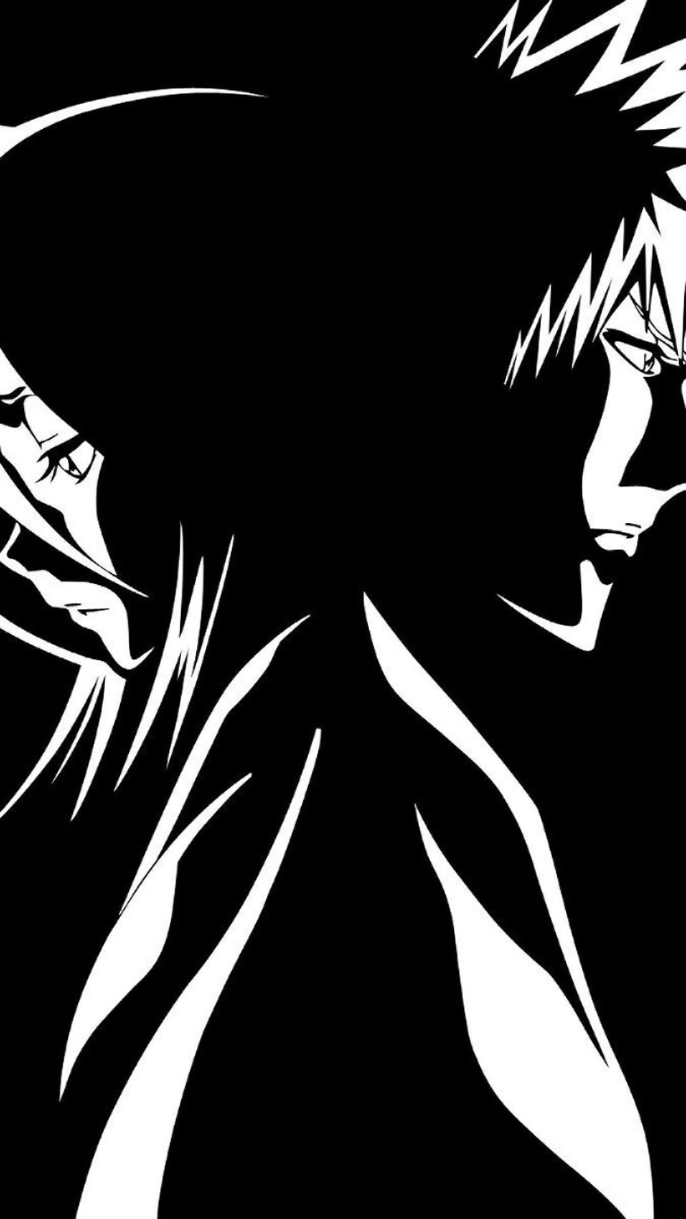 Tận hưởng vẻ đẹp nghệ thuật với hình nền anime đen trắng