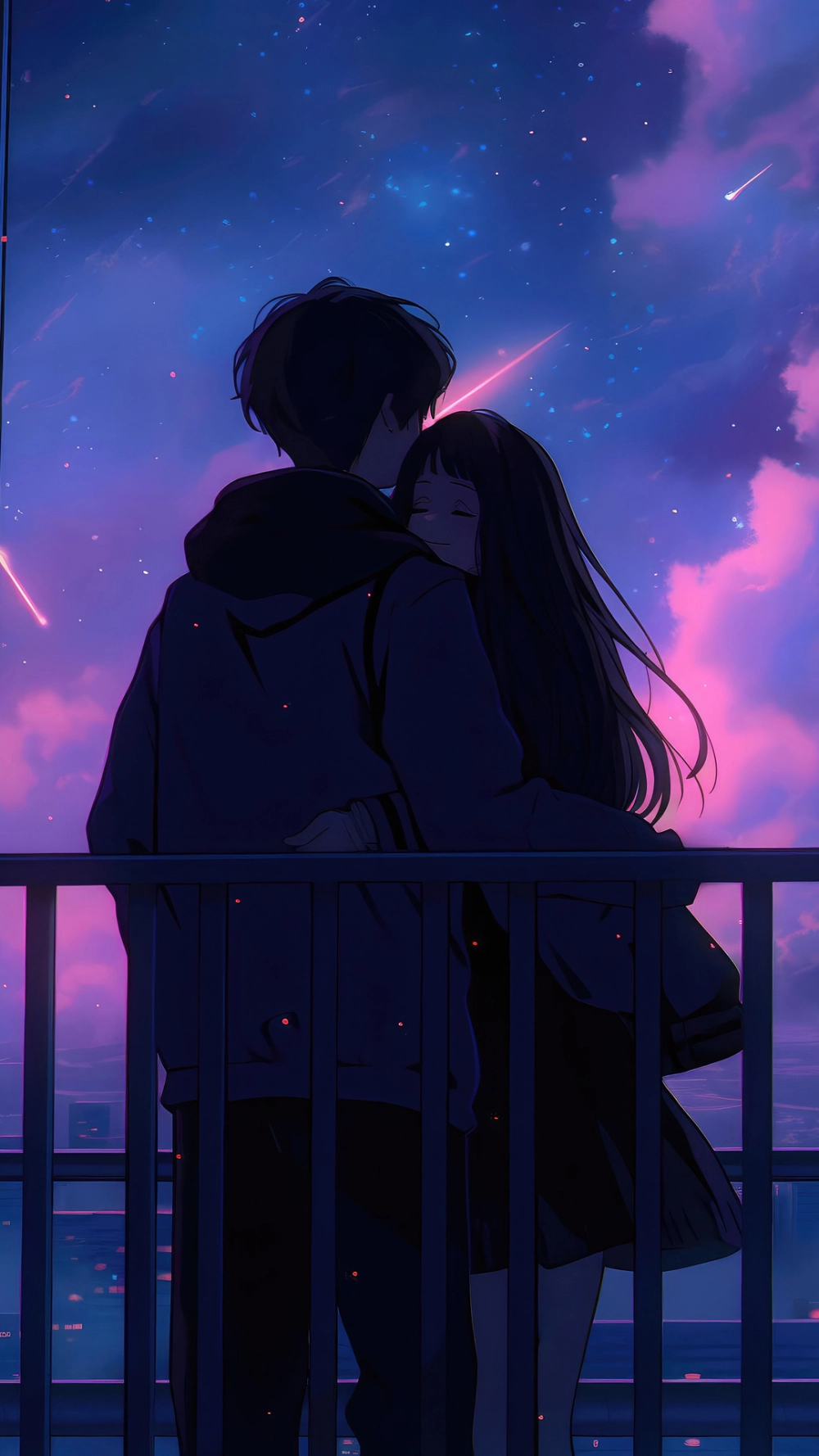 Đắm chìm trong thế giới hình nền cặp đôi anime ngọt ngào