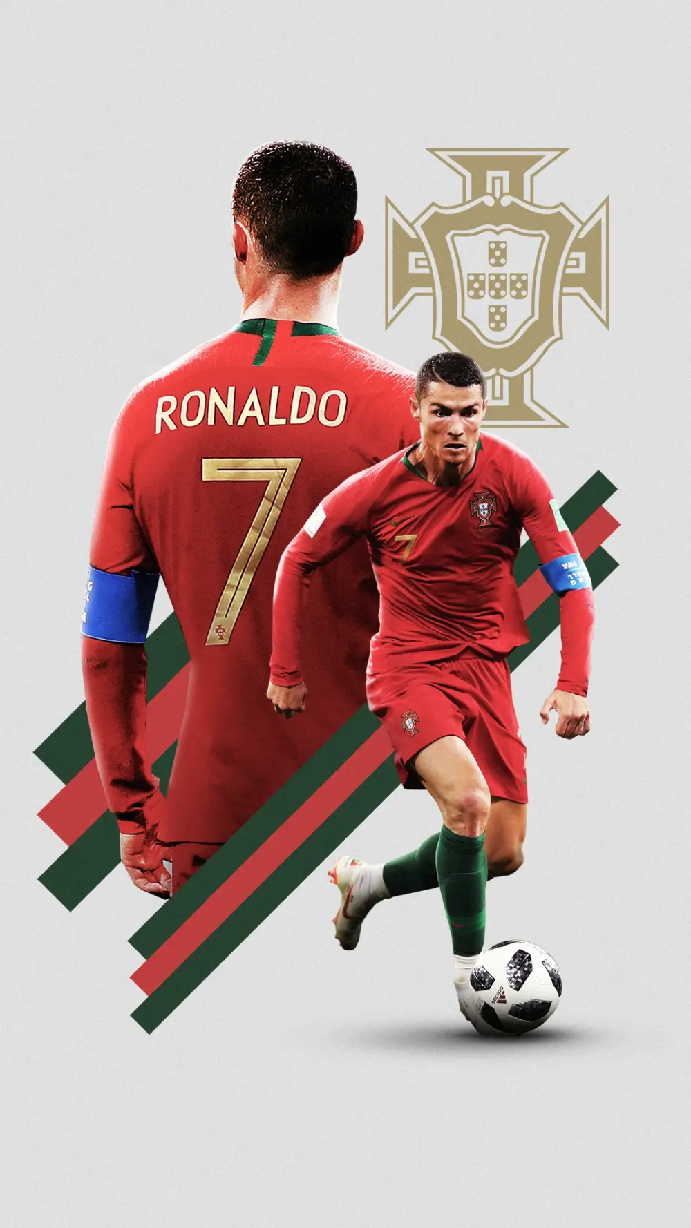 Huyền thoại sân cỏ trong hình nền cầu thủ bóng đá Ronaldo đỉnh cao