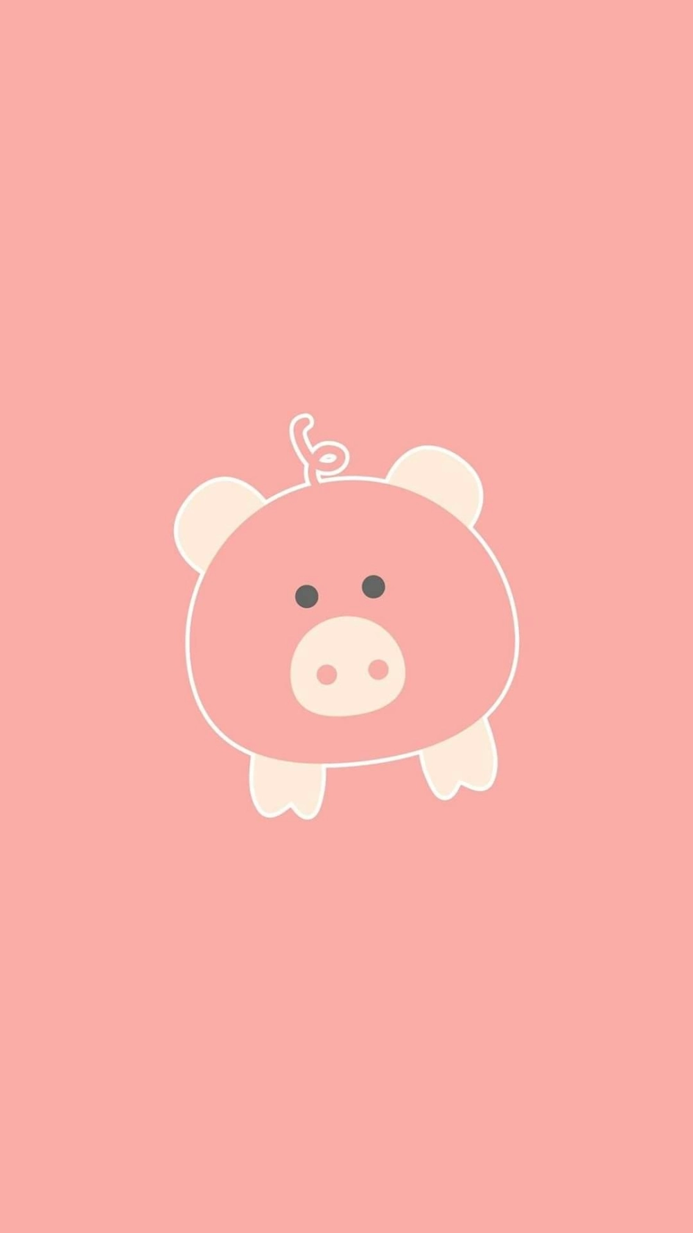 Đổi gió với hình nền điện thoại heo cute siêu dễ thương