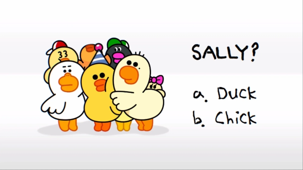 Yêu thích Line Friends? Đừng bỏ qua vịt sally hình nền cute