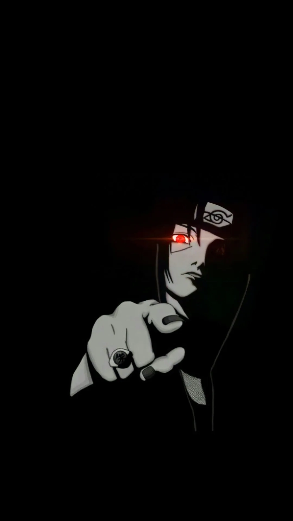 Độc đáo và huyền bí với hình nền đen anime cực chất