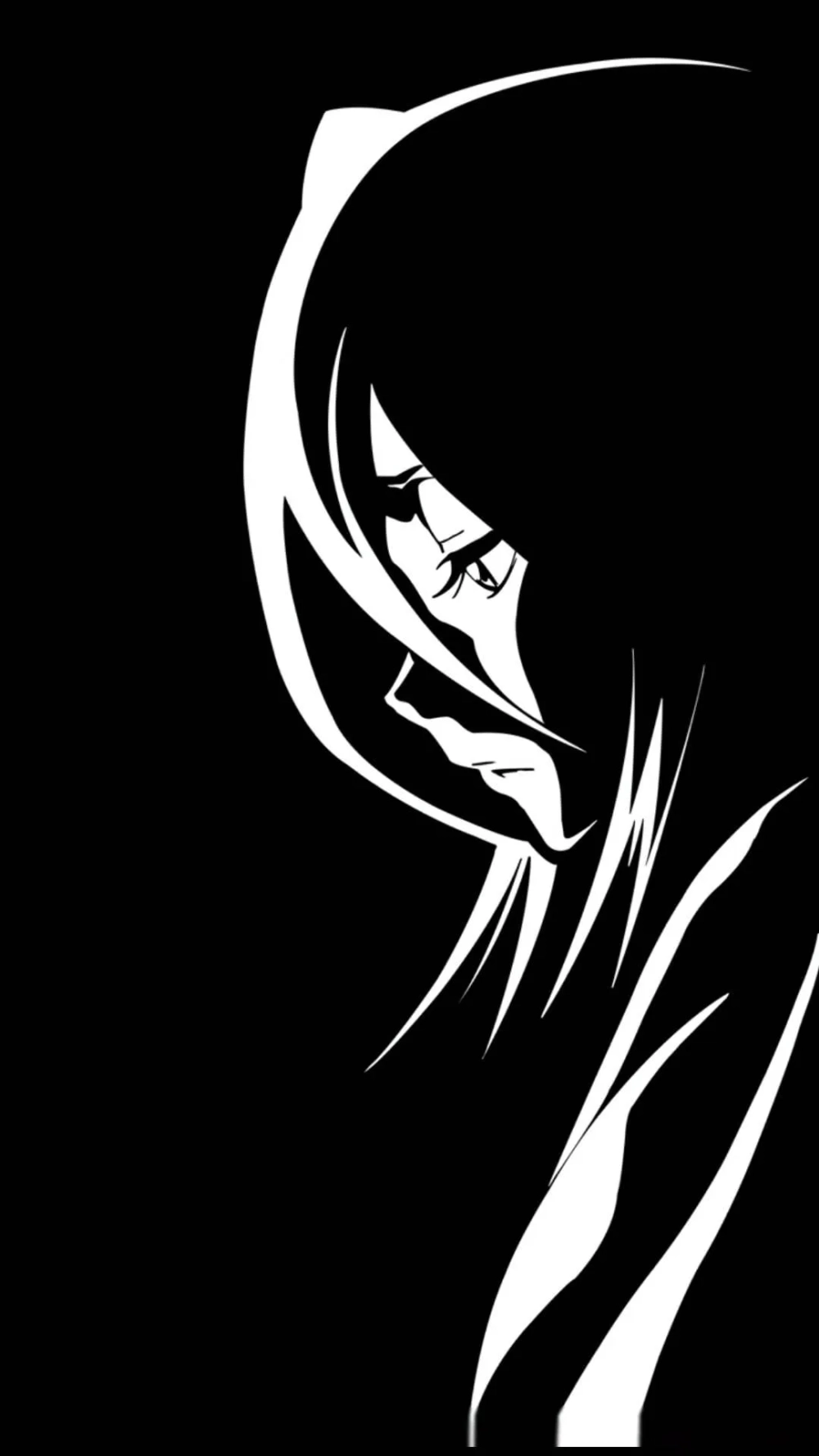 Ấn tượng với hình nền anime đen trắng phong cách Nhật Bản