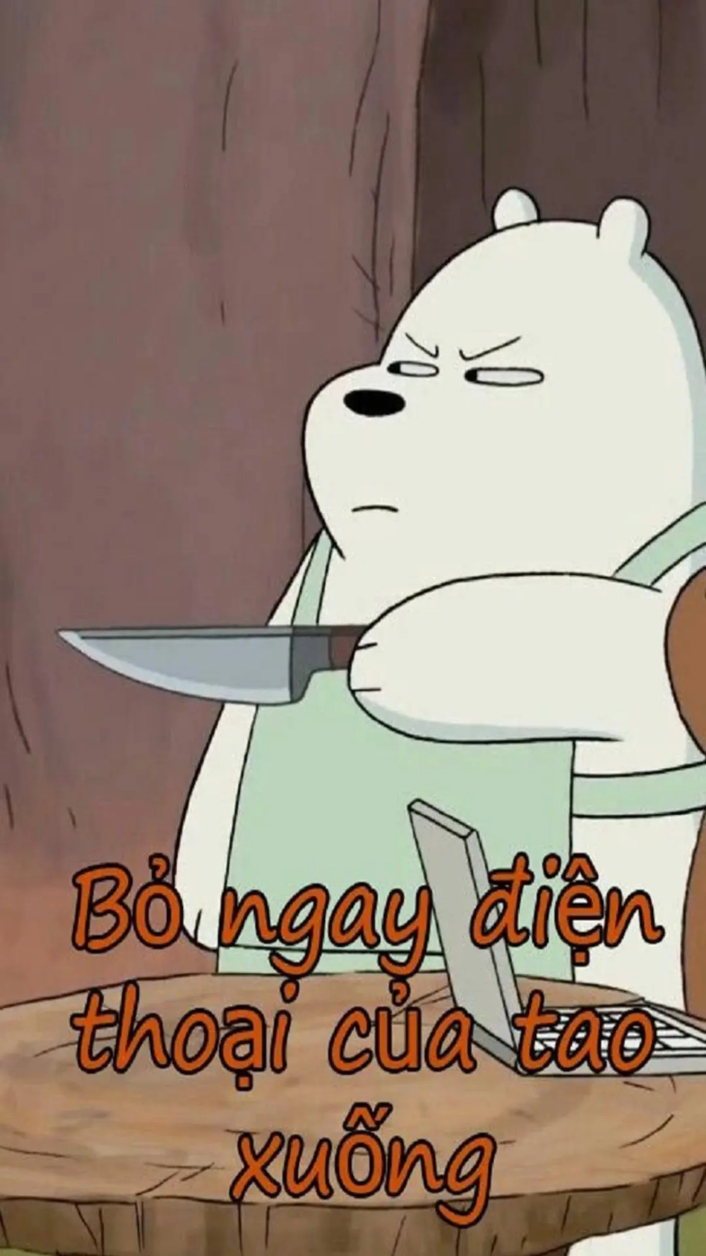 Độc lạ với hình nền điện thoại bỏ điện thoại tao xuống siêu chất