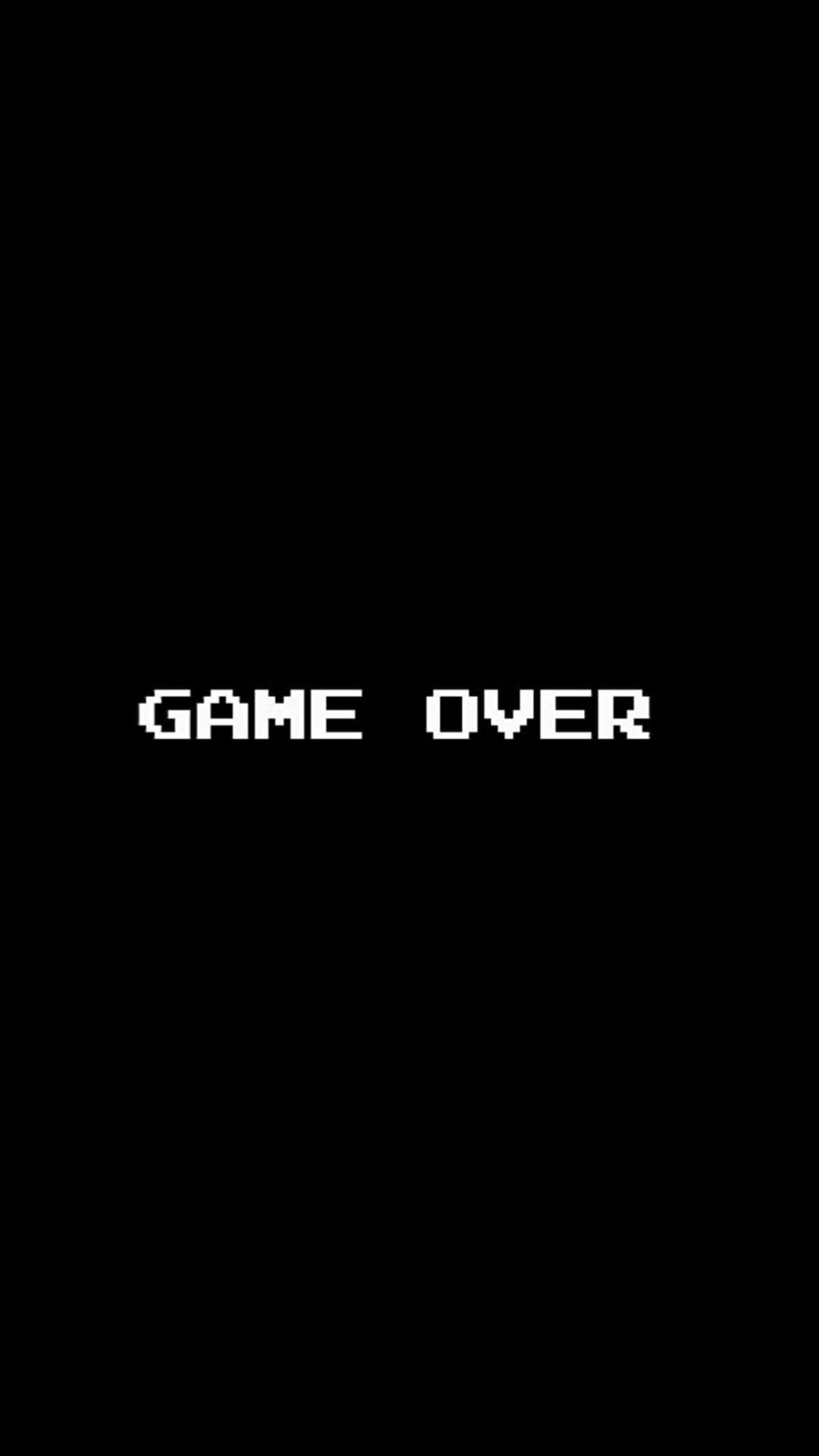 Chọn ngay hình nền game over cực ngầu dành cho game thủ