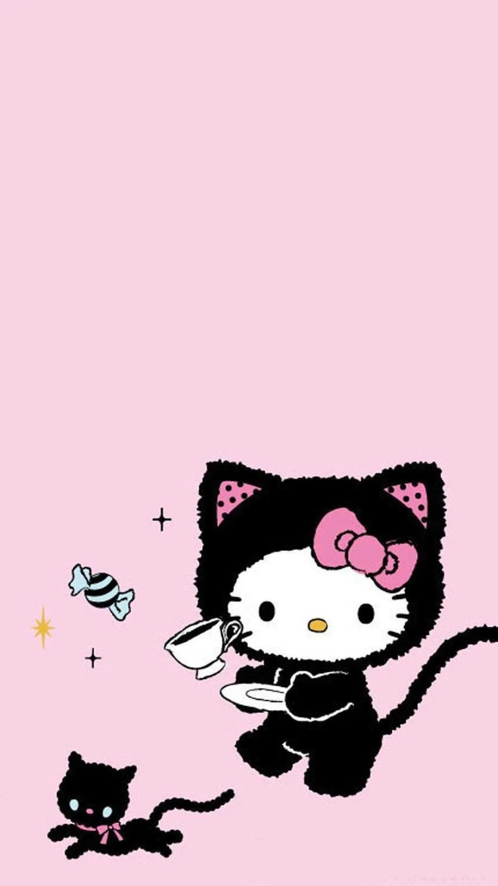 Tải ngay hình nền điện thoại Hello Kitty siêu dễ thương