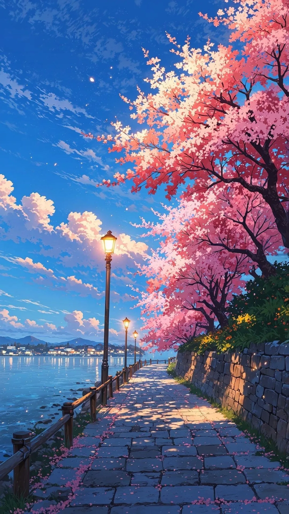 Bộ sưu tập hình nền hoa đào anime khiến fan anime phát cuồng