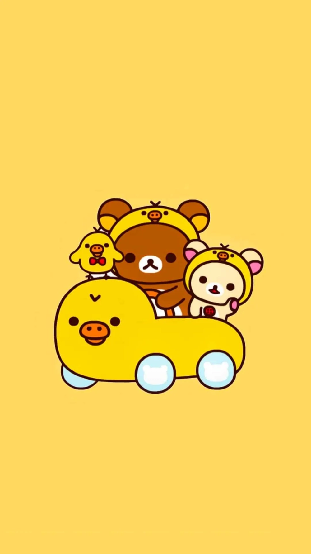 Tận hưởng sự đáng yêu với hình nền màu vàng dễ thương cực chill