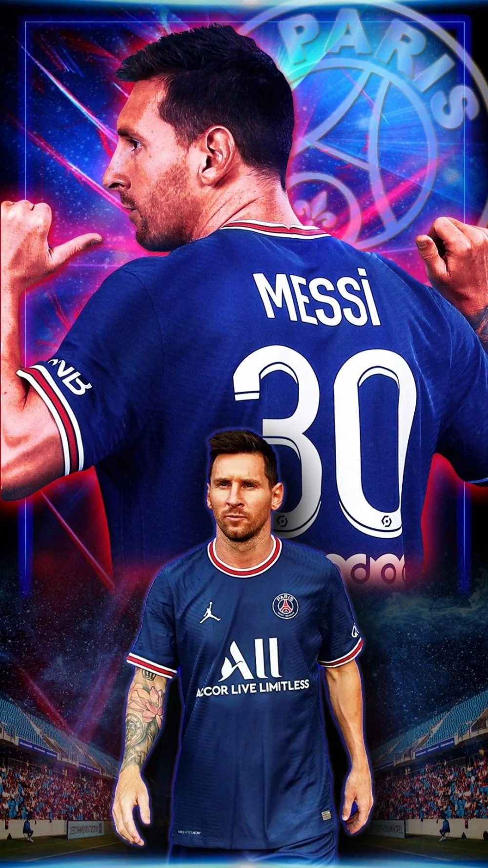 Chọn ngay Messi hình nền PSG đẹp nhất, chất lượng 4K