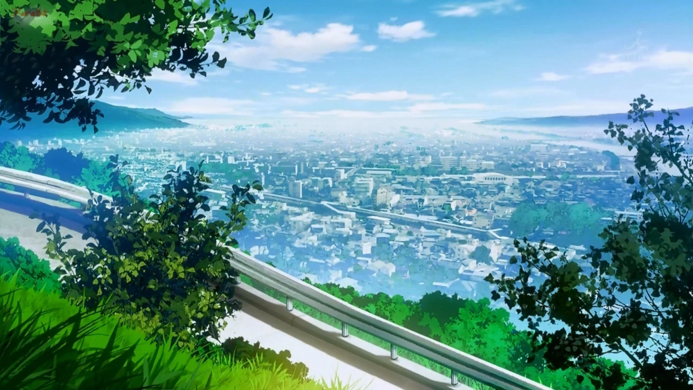 Bộ ảnh hình nền máy tính anime phong cảnh dành cho fan anime