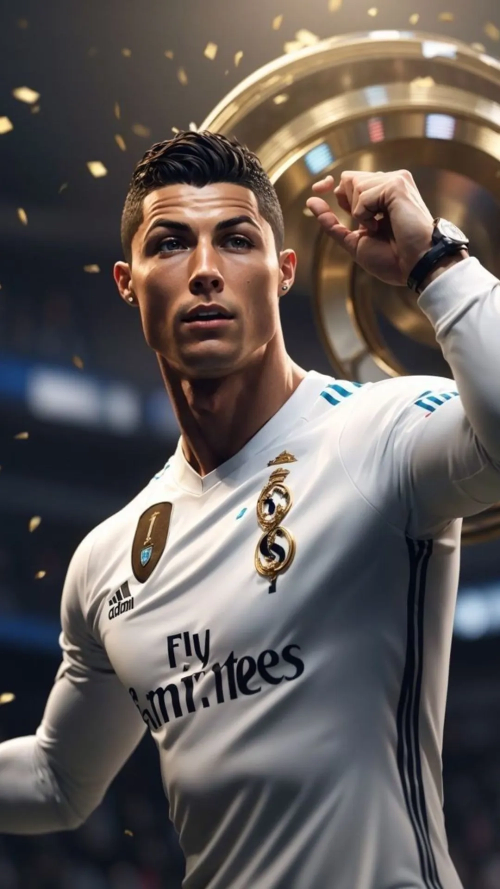 Tải ngay hình nền ảnh Ronaldo đẹp 3D chất lượng cao