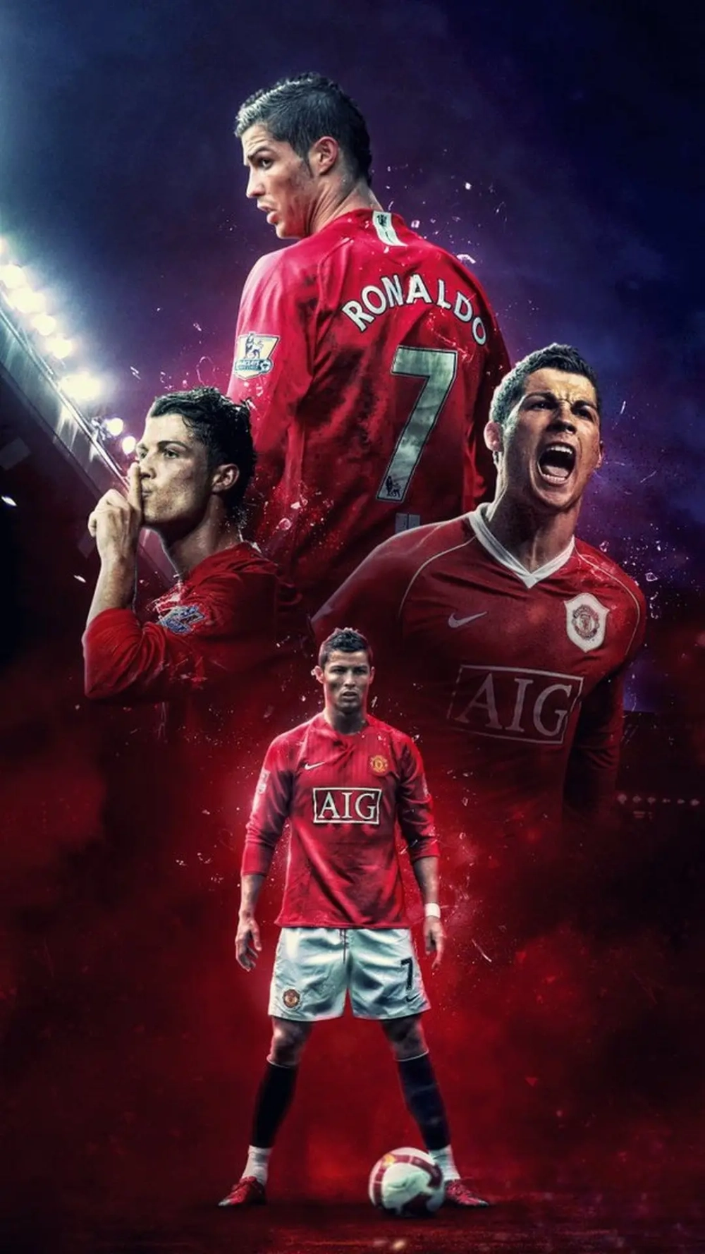Cập nhật hình nền Ronaldo ở MU với những khoảnh khắc ấn tượng