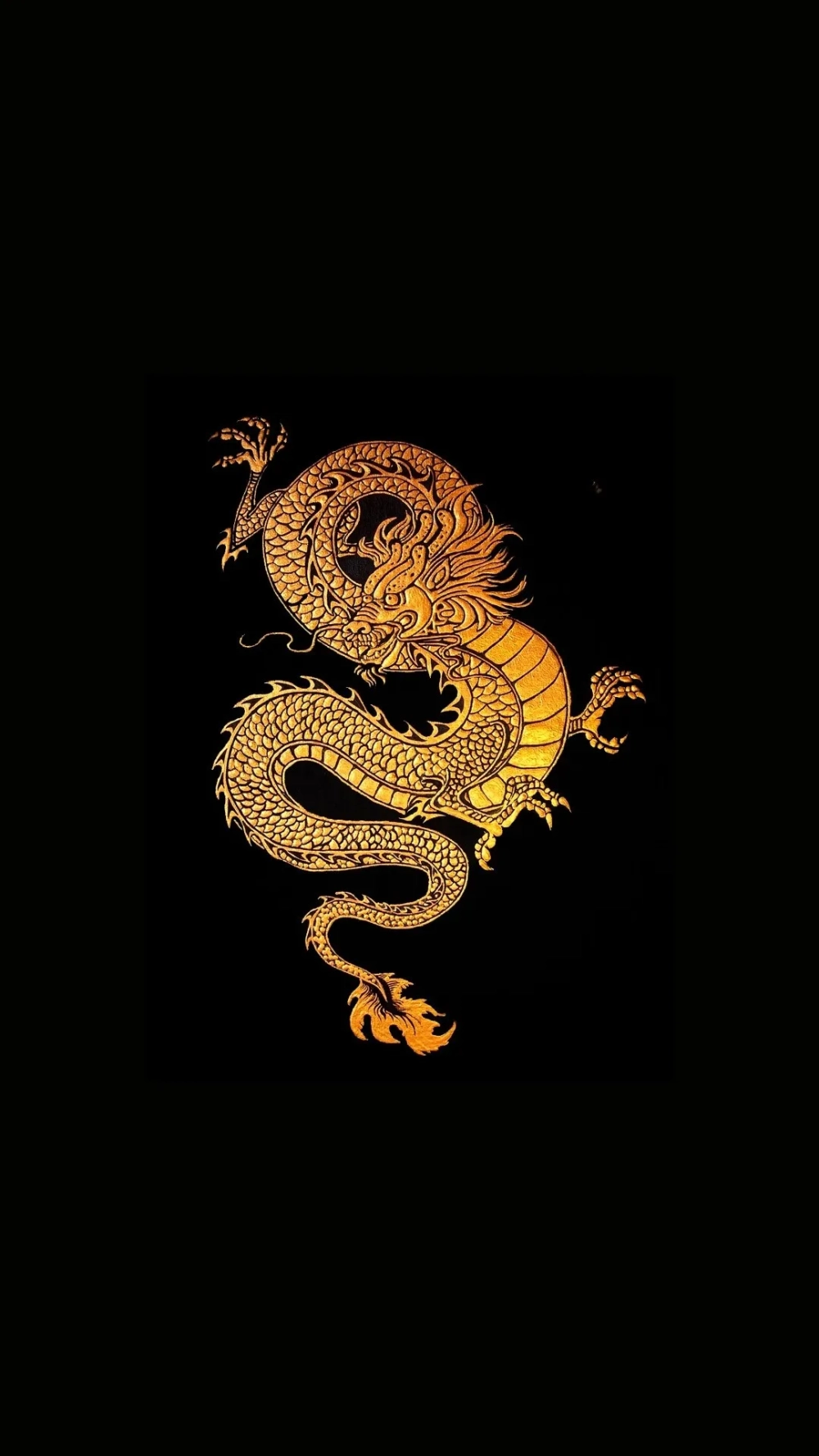 Sở hữu ngay hình nền con rồng vàng với thiết kế độc đáo