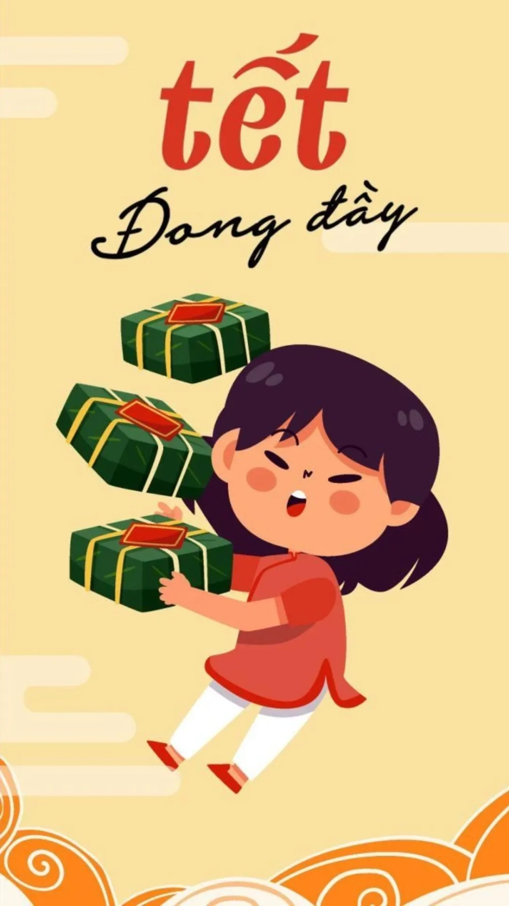 Tuyển chọn hình nền đẹp tết với những sắc màu may mắn