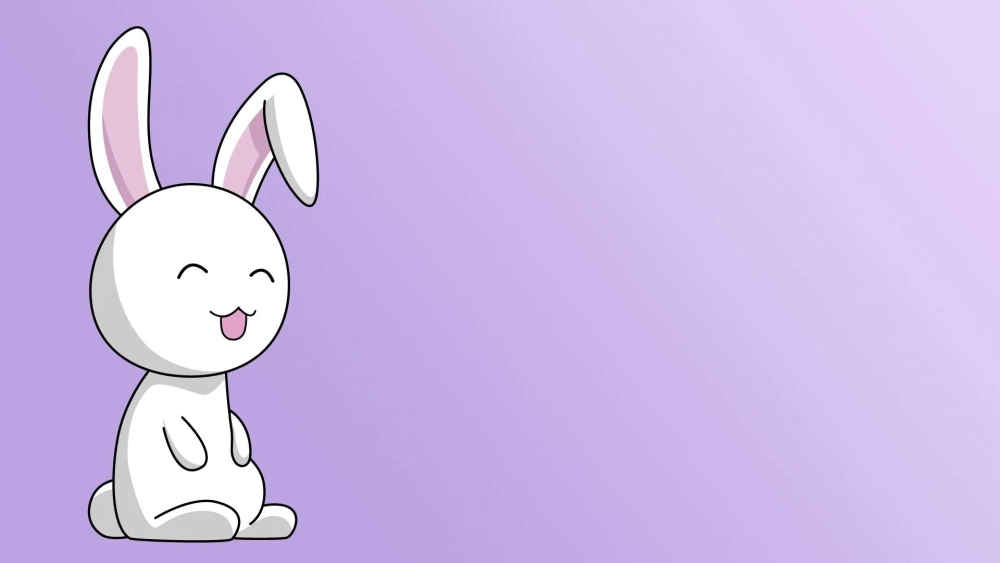 Biến màn hình trở nên sinh động với hình nền bé thỏ cute