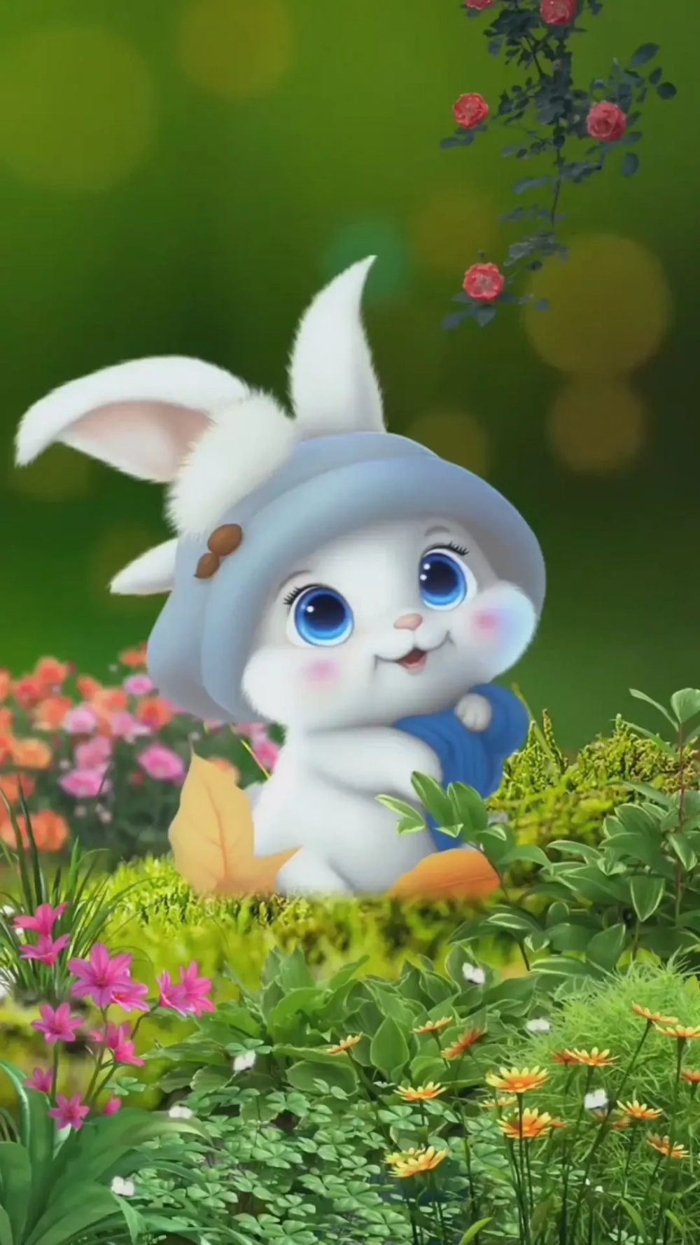 Làm mới thiết bị với hình nền anime thỏ cực đẹp