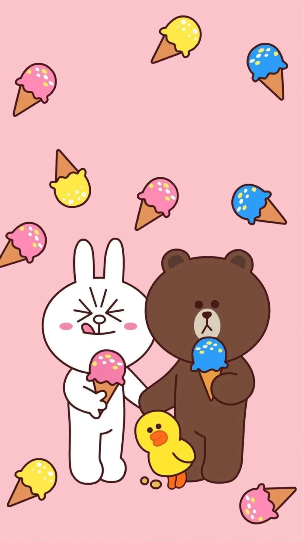 Bộ sưu tập thỏ cony hình nền gấu brown siêu hot