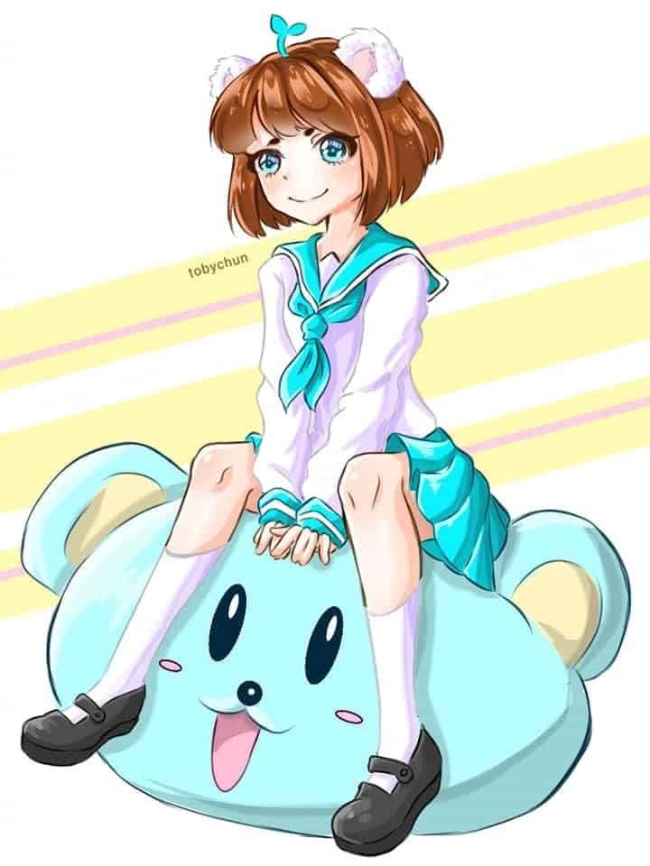 Sưu tầm ngay ảnh mèo simmy cute chibi dễ thương chuẩn phong cách mèo chibi