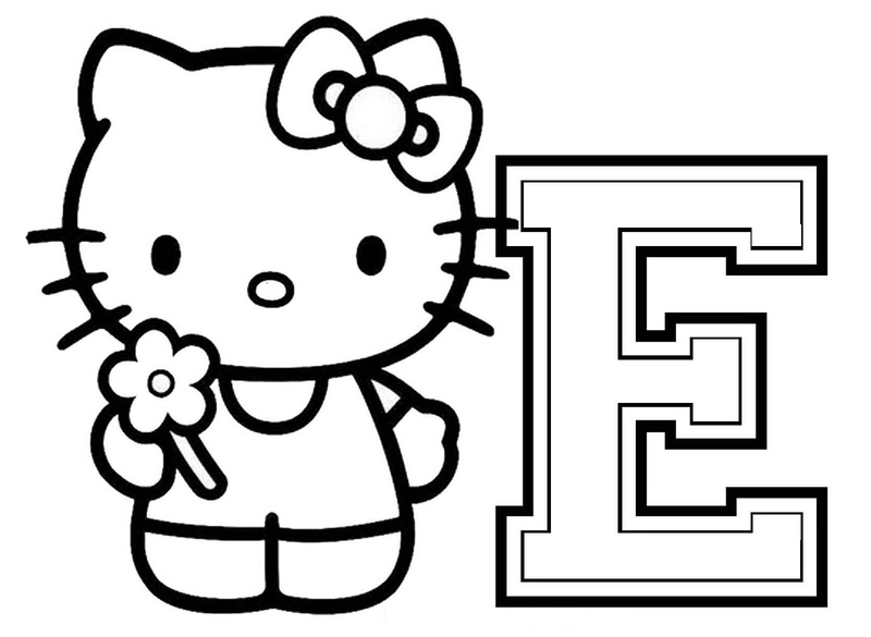 Bộ sưu tập hình cho bé tô màu hello kitty dễ thương