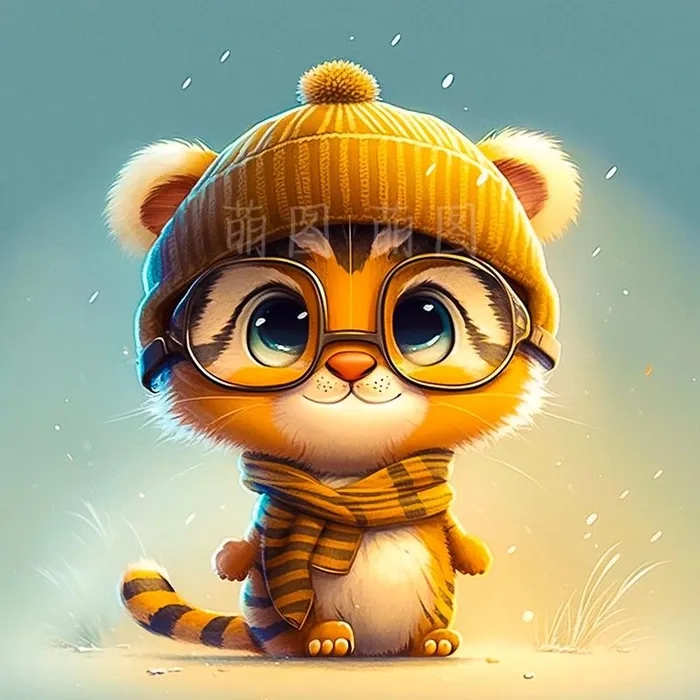 Đừng bỏ lỡ hình con hổ chibi cute siêu yêu