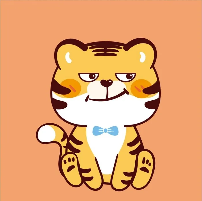 Trang trí điện thoại bằng hình nền hổ chibi dễ thương